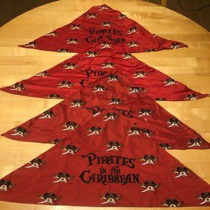 Disney Cruise Line Pirates of the Caribbean Bandanas Set of 4